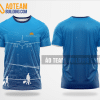 Mẫu áo đồng phục team building Hãng hàng không Vietnam Airline màu xanh tím tha thiết kế TBA3