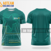 Mẫu áo đồng phục team building Ngân Hàng BIDV màu xanh ngọc thiết kế TBA2 chuẩn