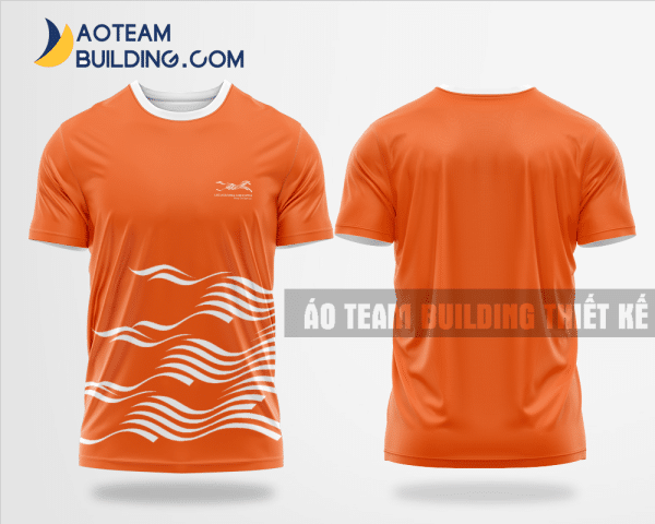 Mẫu áo đồng phục team building Bảo Hiểm Viễn Đông màu cam thiết kế TBA85