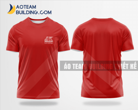 Mẫu áo đồng phục team building Bảo hiểm Generali màu đỏ thiết kế TBA60