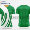 Mẫu áo đồng phục team building Ngân Hàng Phương Đông OCB Bank màu xanh lá thiết kế TBA45