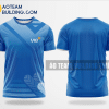 Mẫu áo đồng phục team building Ngân Hàng Quốc Tế VIB Bank màu xanh dương thiết kế TBA44