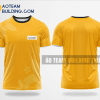 Mẫu áo đồng phục team building ngân hàng Bac A Bank màu vàng thiết kế TBA51